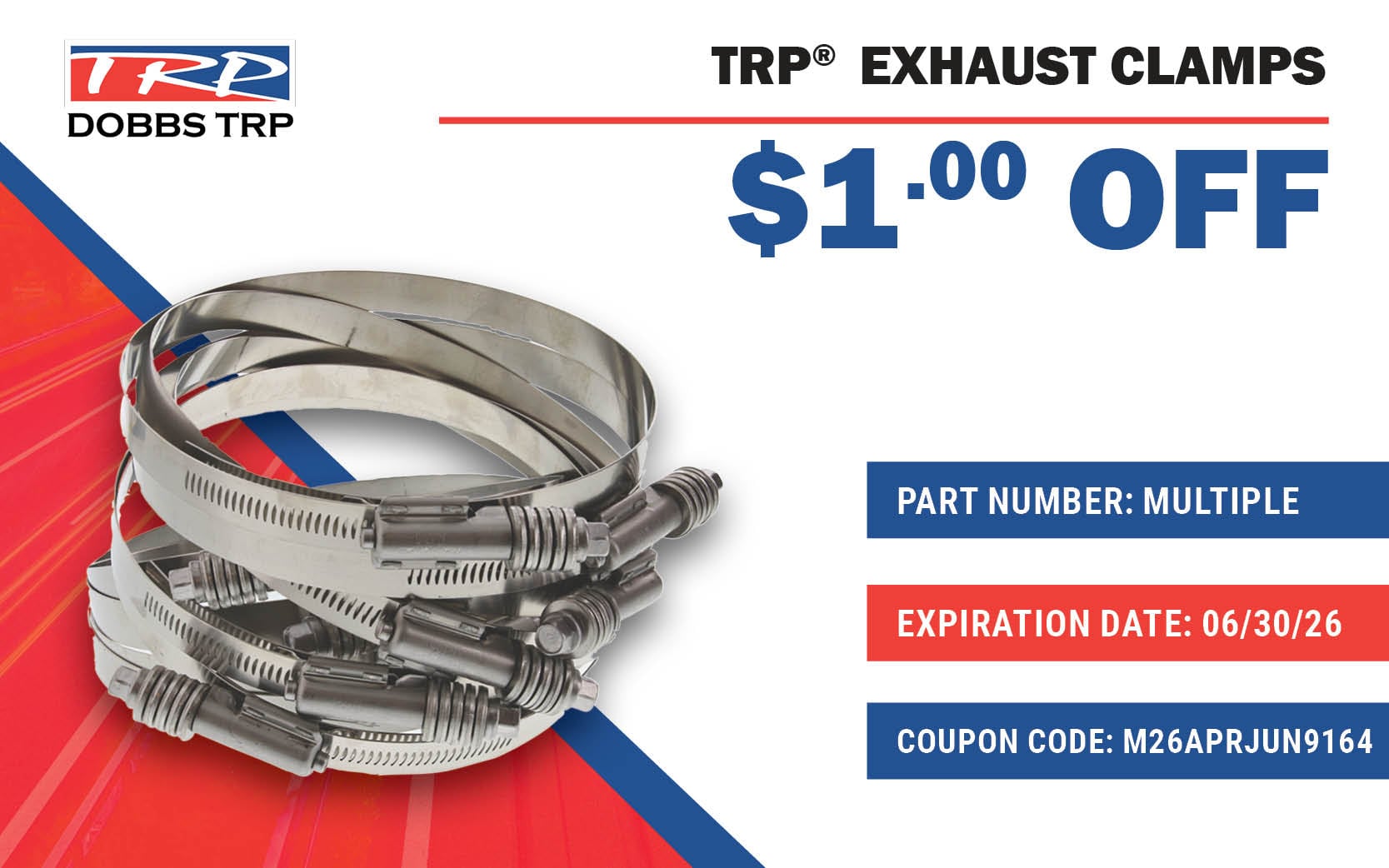 TRP Exhaust Clamps